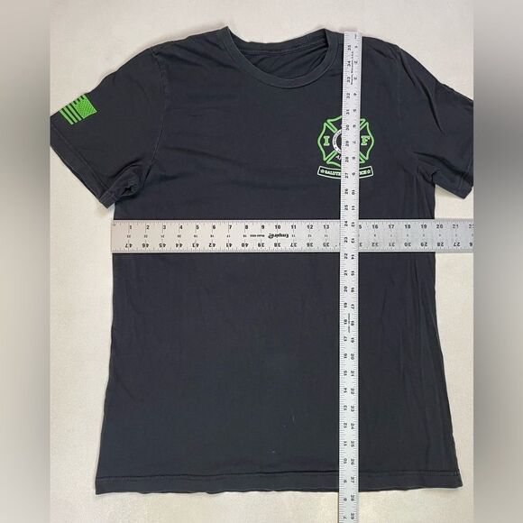 Miami Dade Fire Rescue Supports Veterans Graphic T-shirt Men Medium Local 1403 - Picture 8 of 8